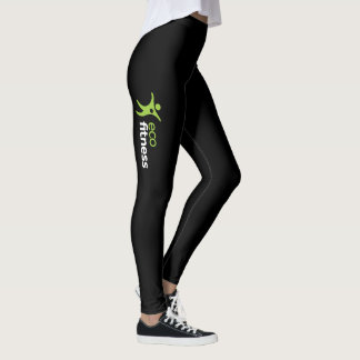 Leggings Noir 2 de forme physique des guêtres | Eco des