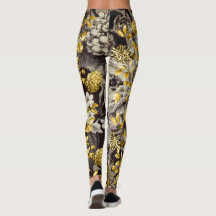 Noir Blanc Brown Tons Or Floral Toile