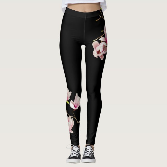 Leggings Noir de Magnolia (Devant)