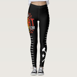 Leggings NOIR des guêtres des femmes de défi de combat de