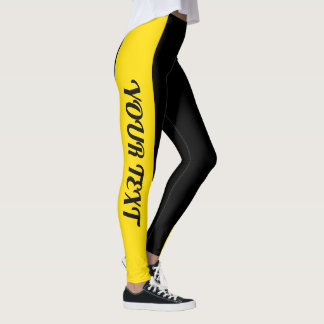 Leggings Noir et jaune