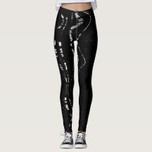 Noir et Marbre blanc dévêtu Motifs uniques