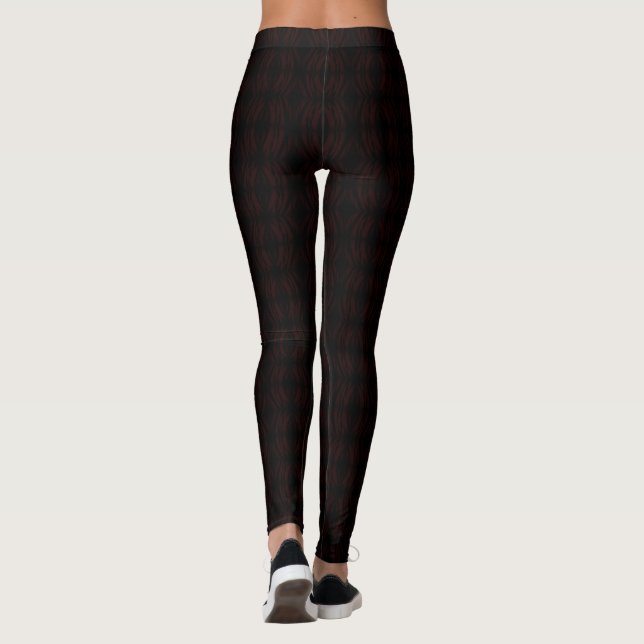 Leggings noirs - Vos couleurs (Dos)