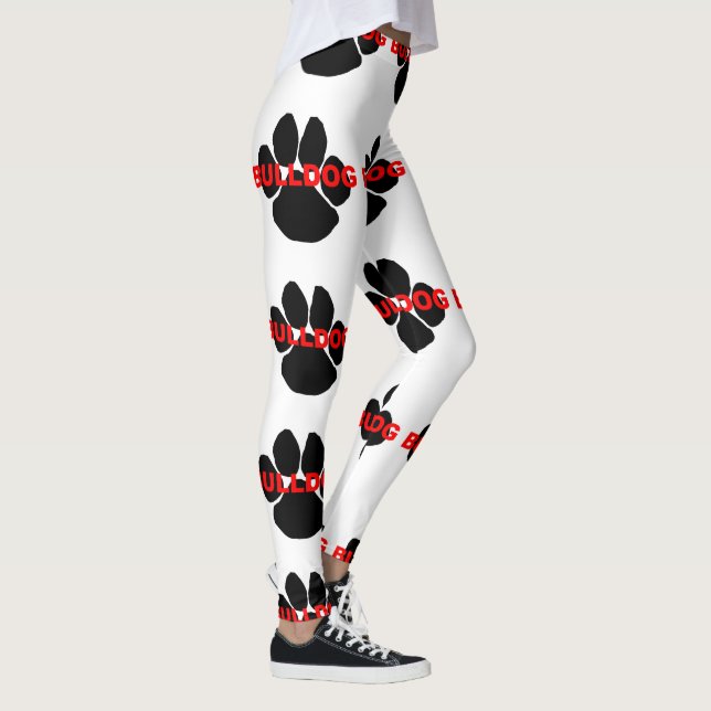 Leggings nom bouledogue patte (Droite)