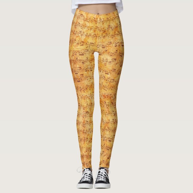 Leggings Notes musicales (Devant)