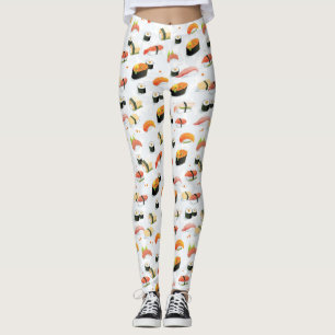 Leggings Nourriture japonaise : Motif de sushi