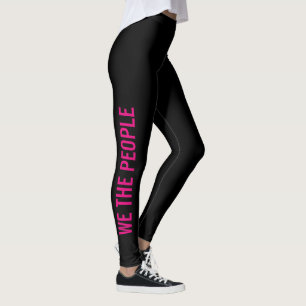 Leggings Nous le peuple rose la résistance noire