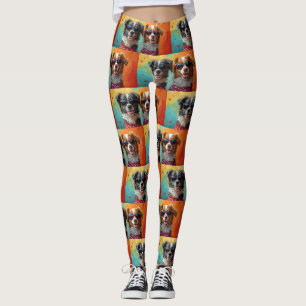 Leggings Nouvelle-Écosse Duck Toller avec la Saint-Valentin