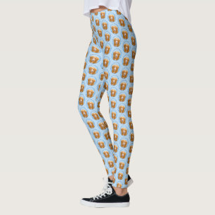 Leggings Nouvelle-Écosse Peinture de chien pour l'essayeur