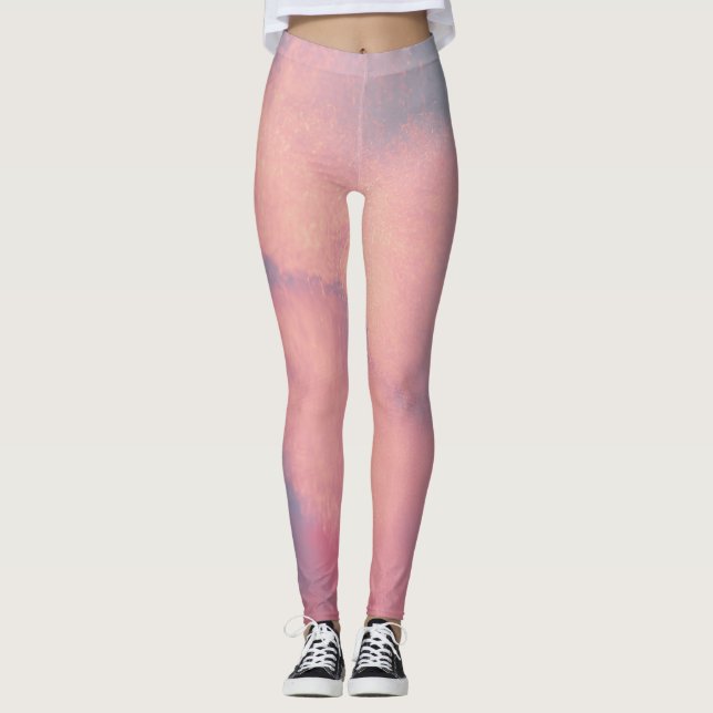 Leggings Nuage rose (Devant)