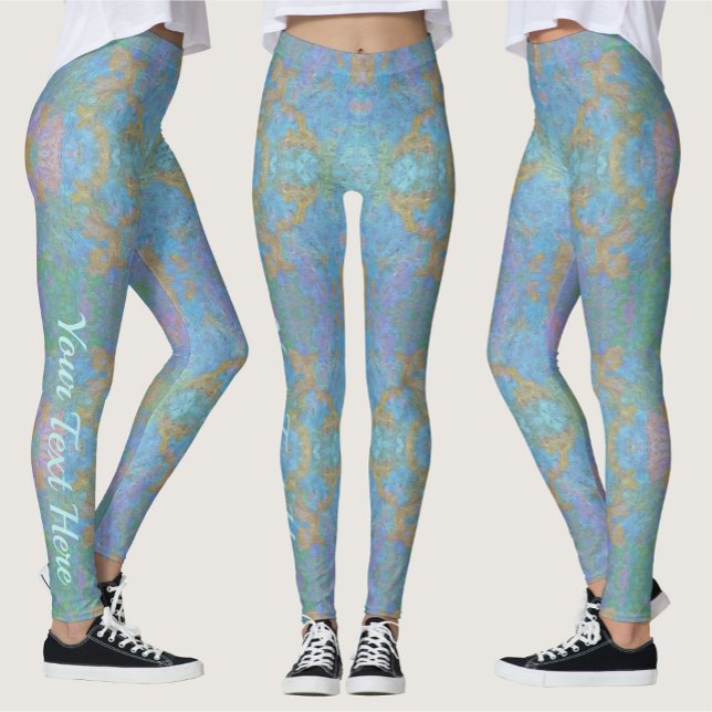 Leggings Nuages Abstraits 2338 (Créateur téléchargé)