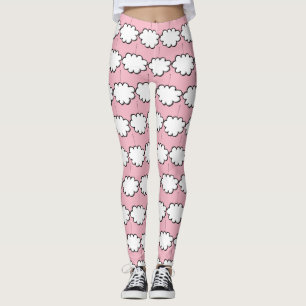 Leggings Nuages sur des ficelles