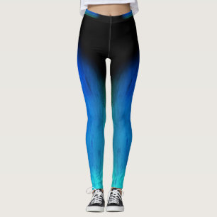 Leggings nuance bleue sale