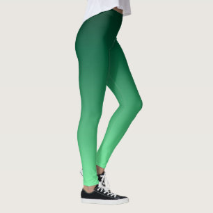 Leggings Nuances de vert émeraude