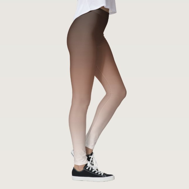 Leggings Nuances des guêtres Brown (Droite)