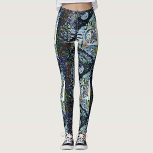 Leggings Nuit de hibou de Pleine lune modelée