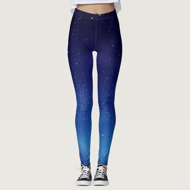 Leggings "Nuit étoilée" (Devant)