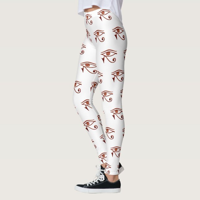 Leggings OEil de feu des jambes égyptiennes Horus (Gauche)