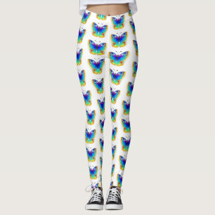 Leggings Oeil de paon arc-en-ciel