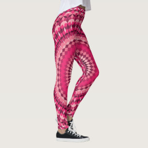 Leggings Oeil d'illusion rose