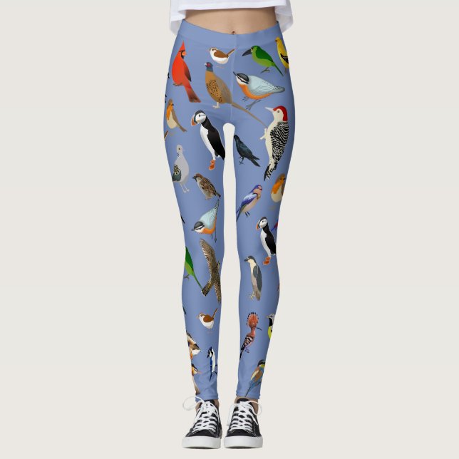 Leggings Oiseau Nerd (Devant)