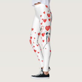 Leggings Oiseaux pour la Saint-Valentin