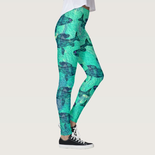 Leggings Ombre arctique - guêtres (Droite)