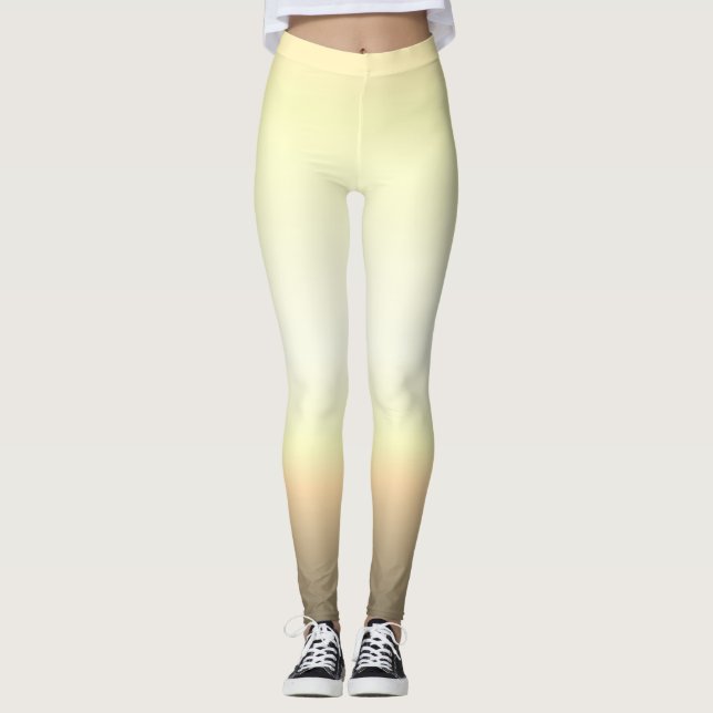Leggings Ombre gris turquoise (Devant)
