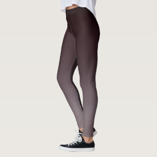 Leggings Ombre noir rouge à gris foncé