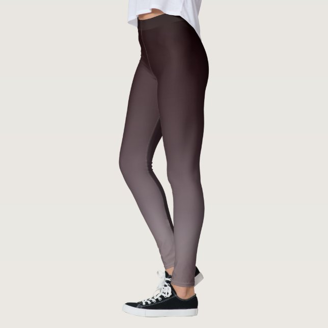 Leggings Ombre noir rouge à gris foncé (Gauche)
