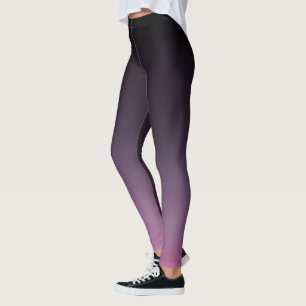 Leggings Ombre violet noir à lilac Fade