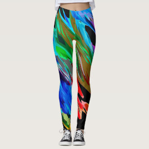 Leggings Ondes colorées