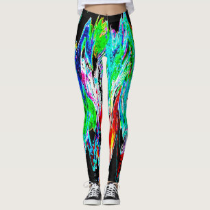 Leggings Ondes colorées