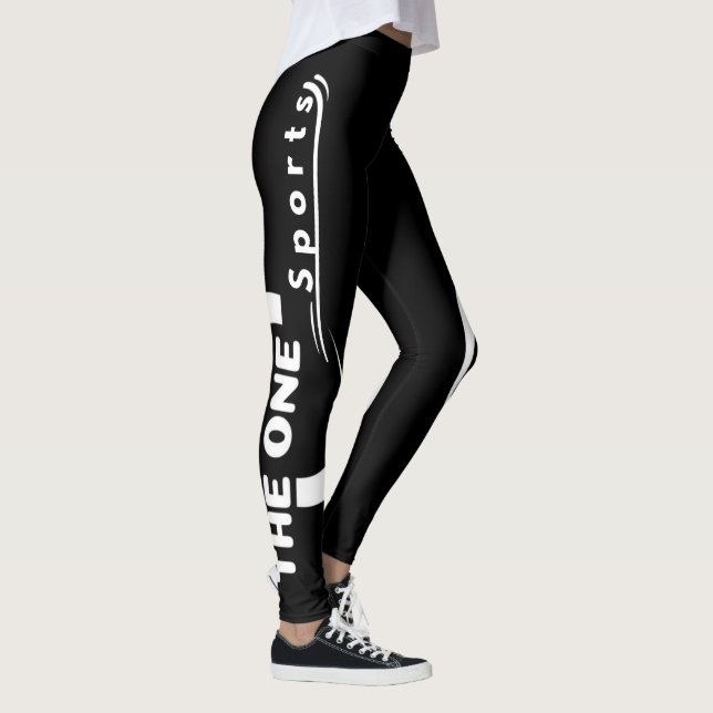 Leggings One Sports Black GYM et Yoga (Droite)