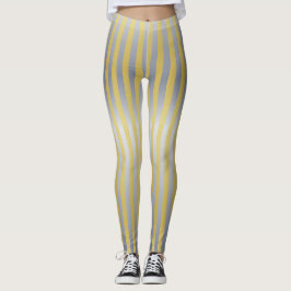 Leggings Or et argent (bandes)