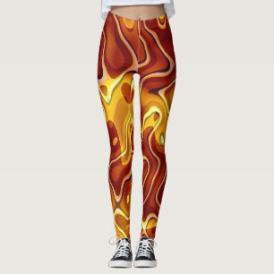 Leggings Or et cuivre