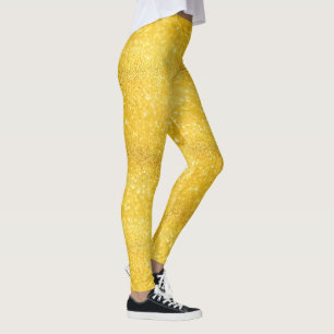 Leggings OR PUR Motif Étincelles + votre texte / photo