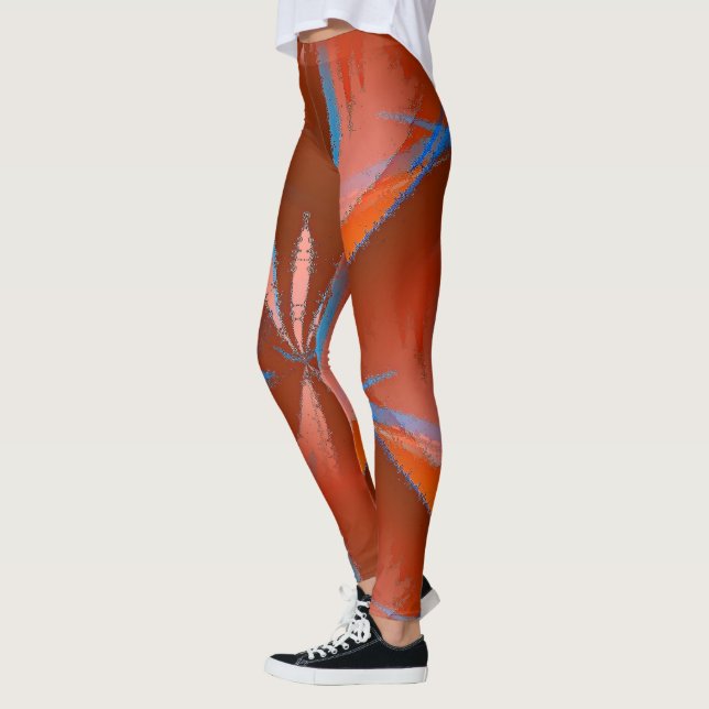 Leggings orange Brown vifs (Gauche)