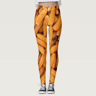Leggings Orange Corn Cob : Harvest Agriculture Arrière - pl