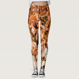 Leggings Orange Mess