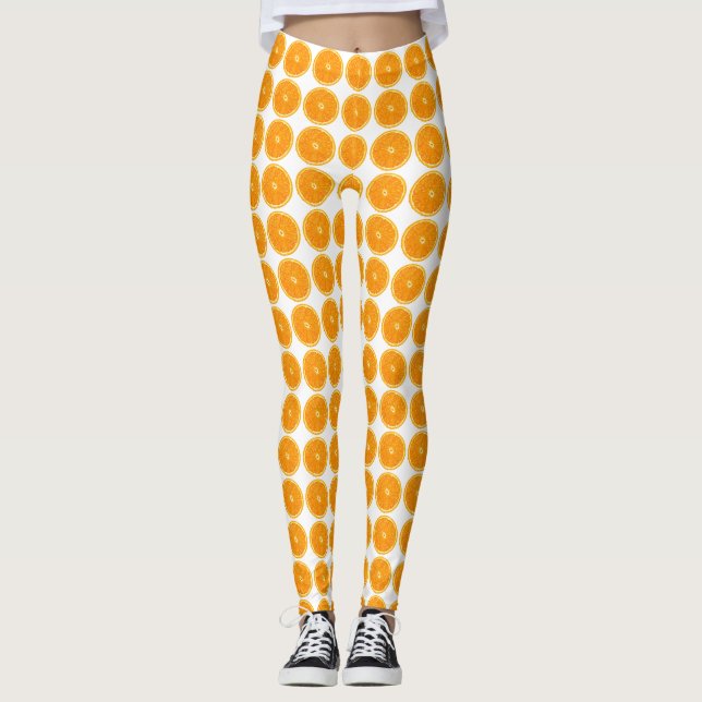 Leggings - Orange Slice 2 (Vorderseite)