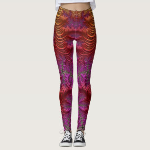 Leggings ~orange violet délirant ~ Original