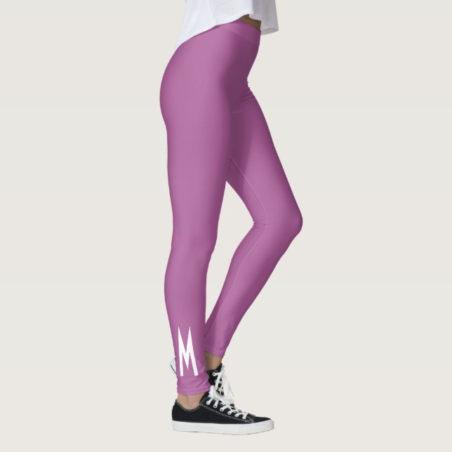 Leggings Orchidée moderne simple (Droite)
