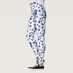 Leggings Oriental Sakura Motif