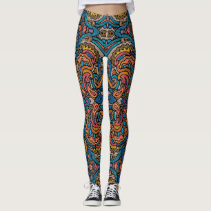 Leggings Oriental Watercolor Motif VI + vos idées