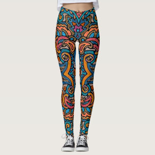 Leggings Oriental Watercolor Motif VI + vos idées