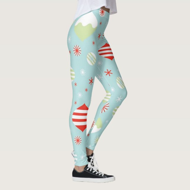 Leggings Ornements Vintages de Noël (Droite)