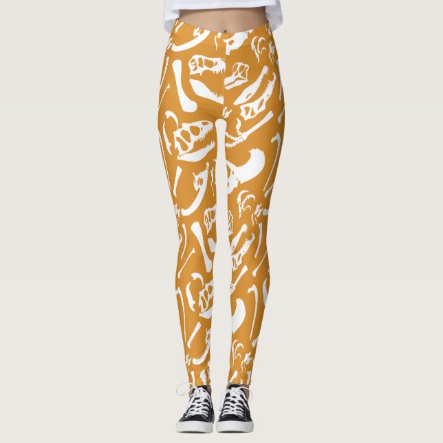 Leggings Os Dinosaures (Or) (Devant)