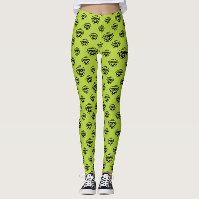 Leggings Oscar le Motif vert du Groupement (Devant)
