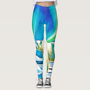 Leggings Ours de l'Arctique Lumières du Nord